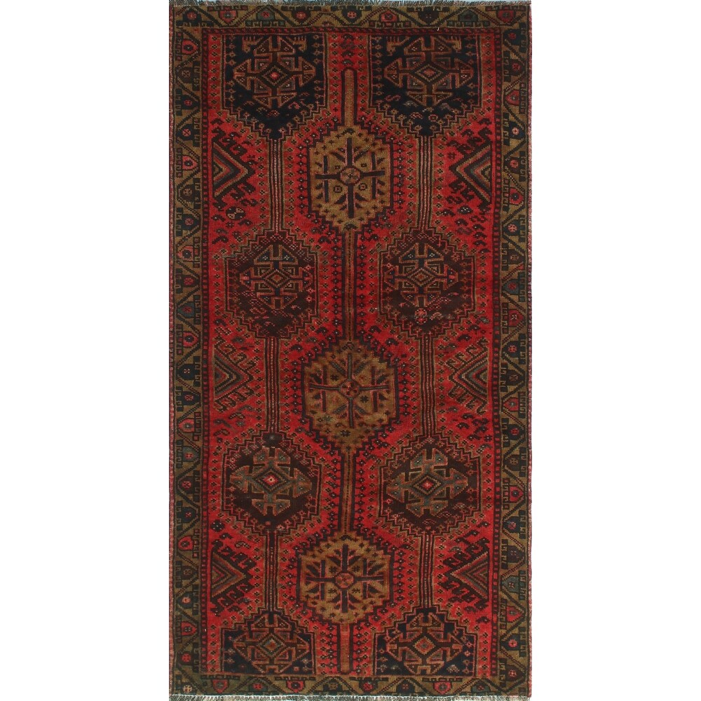 Noori Rug Overdyed Affix Hand Knotted Area Rug 3'11 x 5'7 Purple/Rust Noori Rug Overdyed Affix Hand Knotted Area Rug 3'11 x 5'7 Purple/Rust